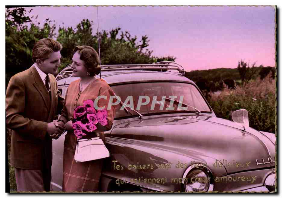 CPA Automobile Femme