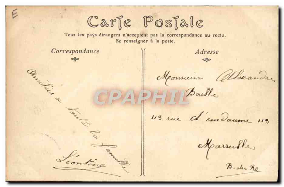 Paris Nouveau — Un Taxi-Automobile au Bois — ND Phot — Rückseite