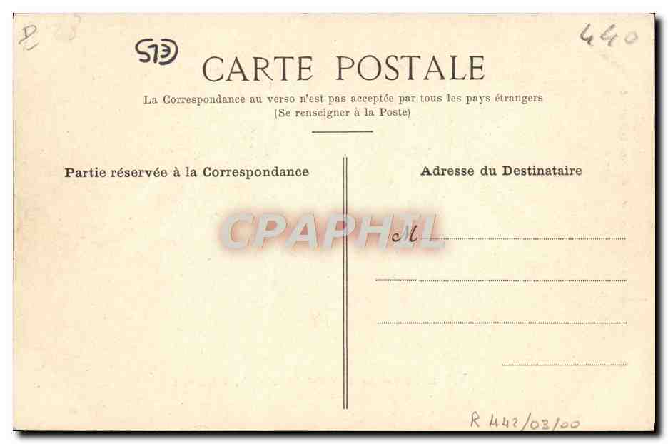 CPA Automobile Villemain sur sa 120 chevaux Bayard A Clement  — Verso