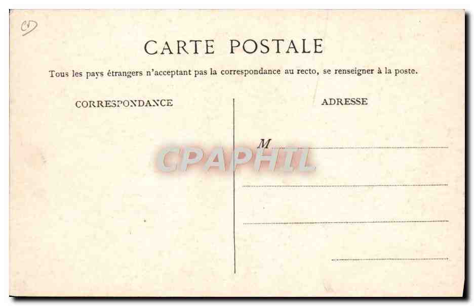 Double Phaéton DE DION-BOUTON — Tombola de la "Décennale" (Gros Lot) — Verso