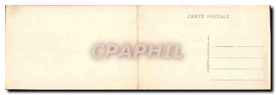 CARTE DOUBLE Automobile Autobus Carling Home Louvet Nice — Verso