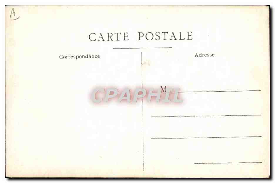 CARTE PHOTO Automobile Couchette — Verso