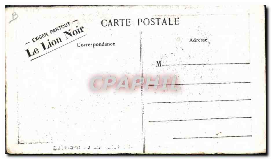 CPA Le Lion noir Voitures du Lion Noir aux fetes de la Mi Careme  — Verso