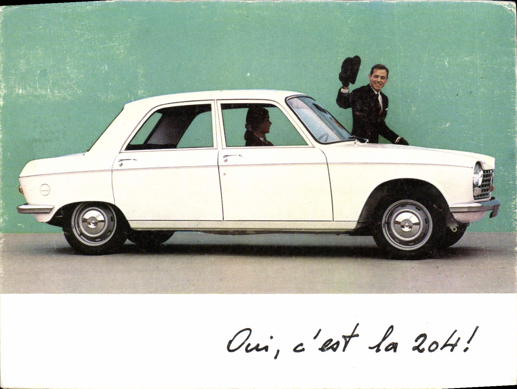 Voiture — Publicité pour la Renault 204 — éditeur non visible