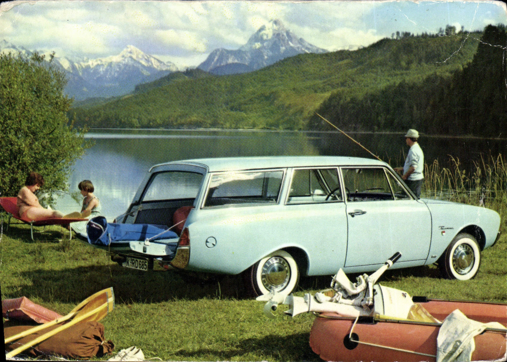 CPM Automobile Taunus 17M Turnier Peche Pecheur