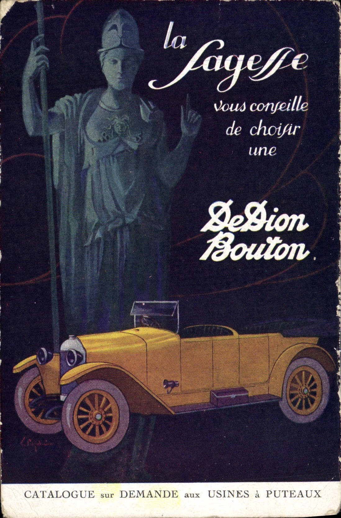 CPA Automobile La Sagesse Dion Bouton Puteaux