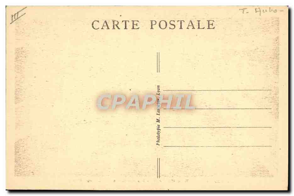CPA Automobile Foire internationale de Lyon Le palais la rue centrale Exposition d'automobiles  — Verso