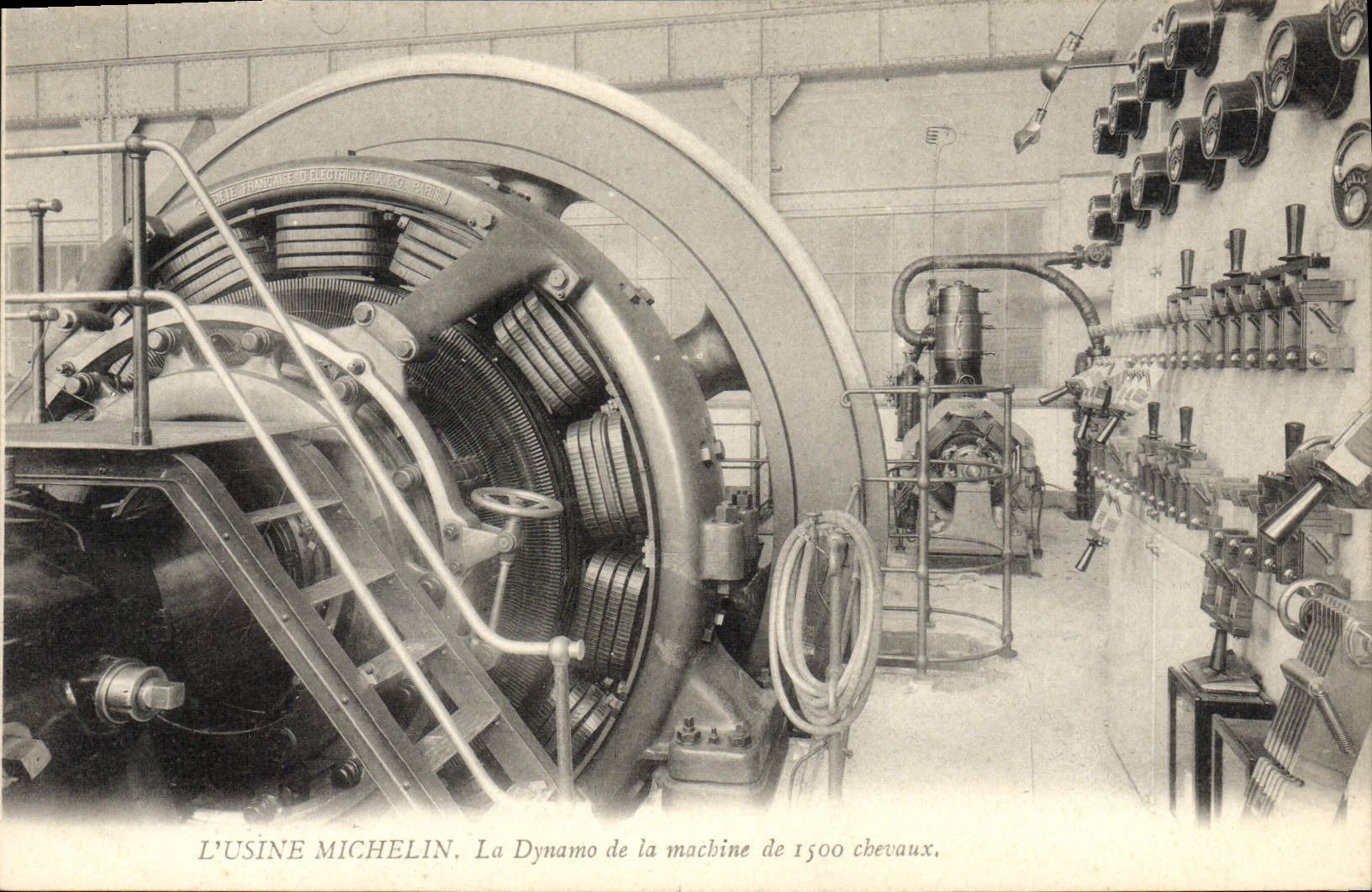 L'Usine Michelin — La Dynamo de la machine de 1500 chevaux — Éditeur non visible