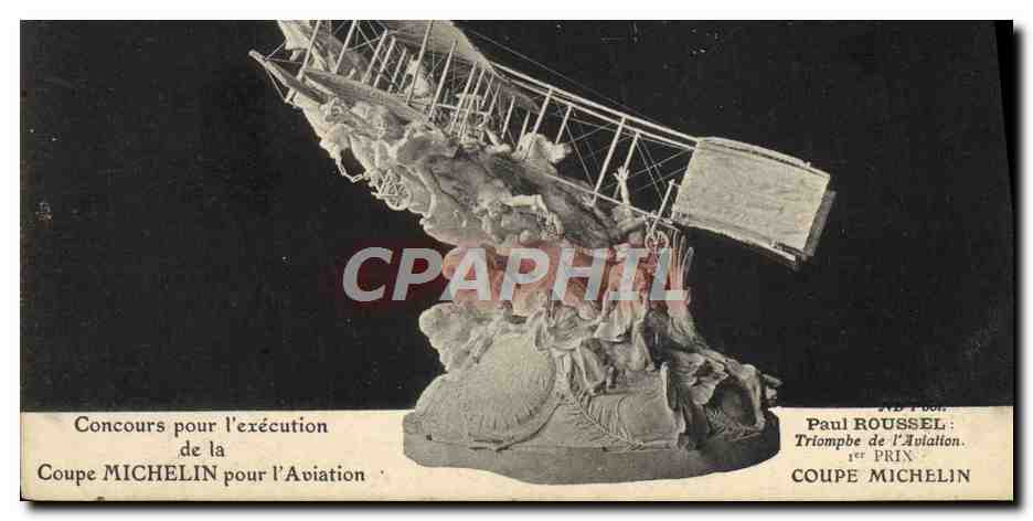 CPA Concours pour l'execution de la coupe Michelin pour l'aviation 