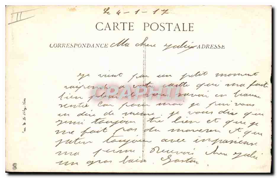 CPA Automobile Verdun bombarde Verdun en ruines Militaria Moto — Rückseite