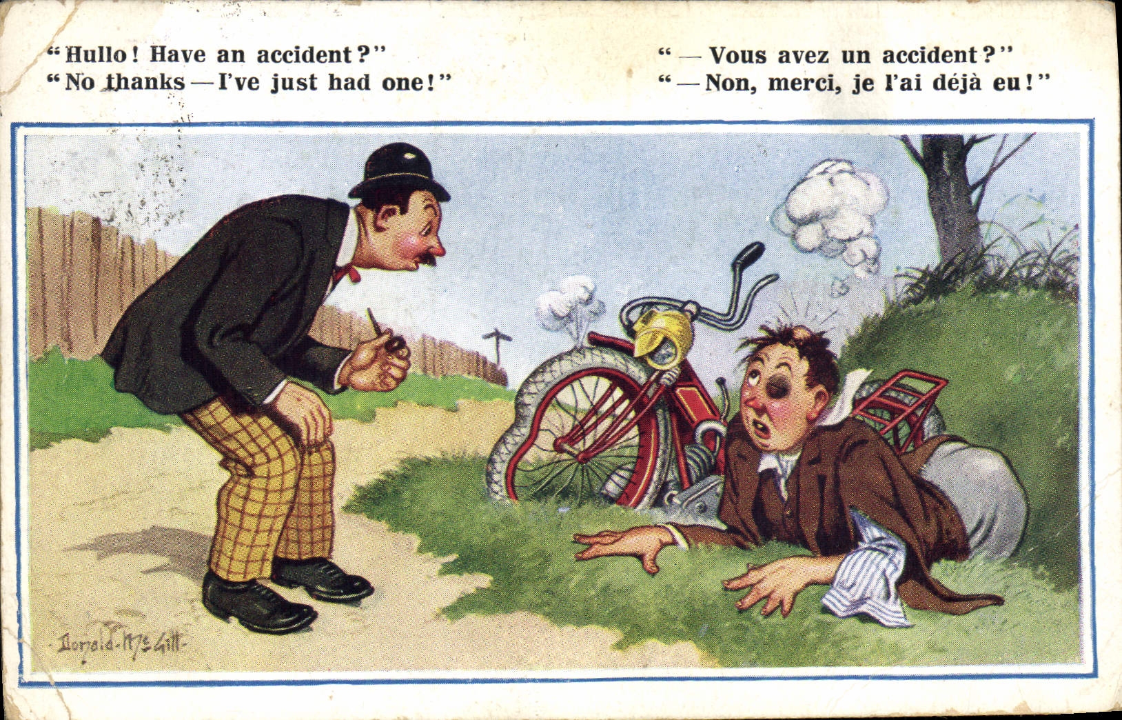 CPA Moto Donald Mc Gitt