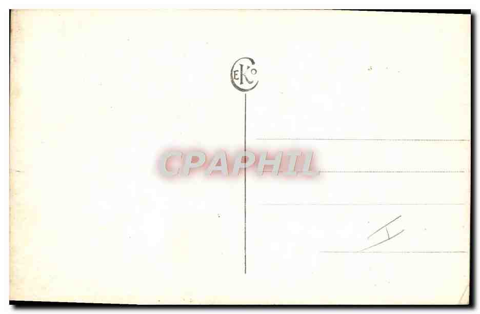 CPA Moto Soldat Militaria Side Car Side-car — Rückseite