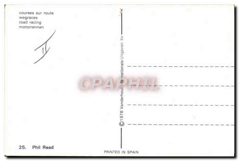 CPM Moto Phil Read Agusta — Rückseite