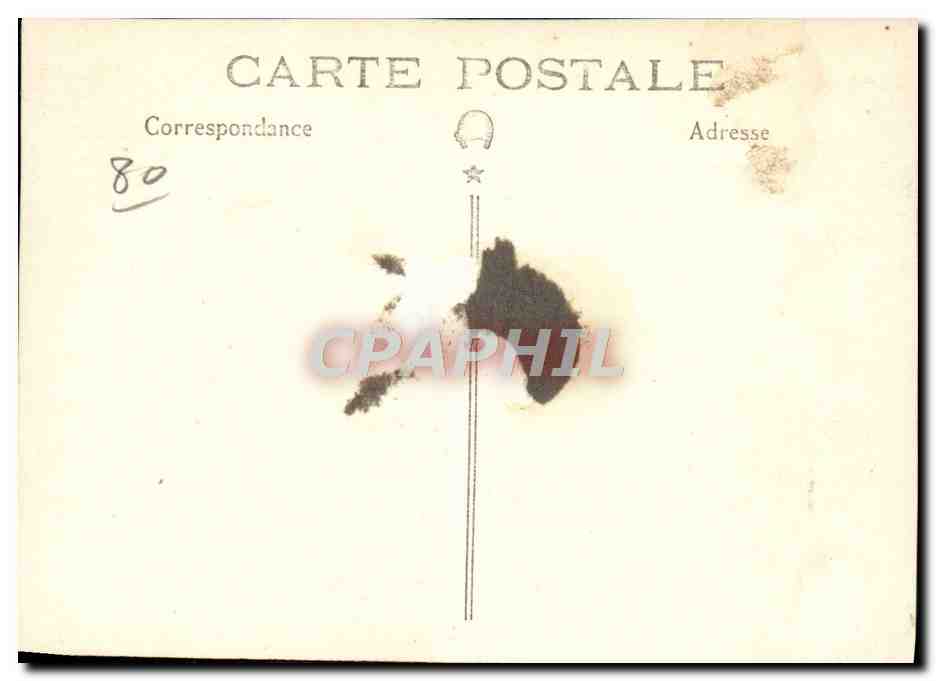 CARTE PHOTO Moto 1930 — Rückseite