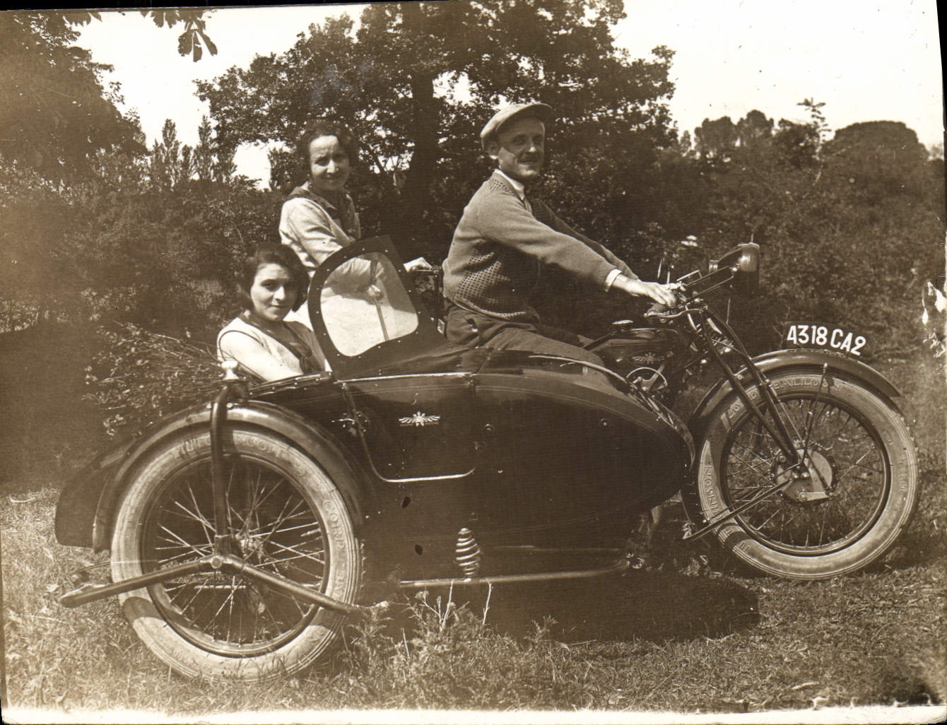 Photo Moto Side-car Side Car