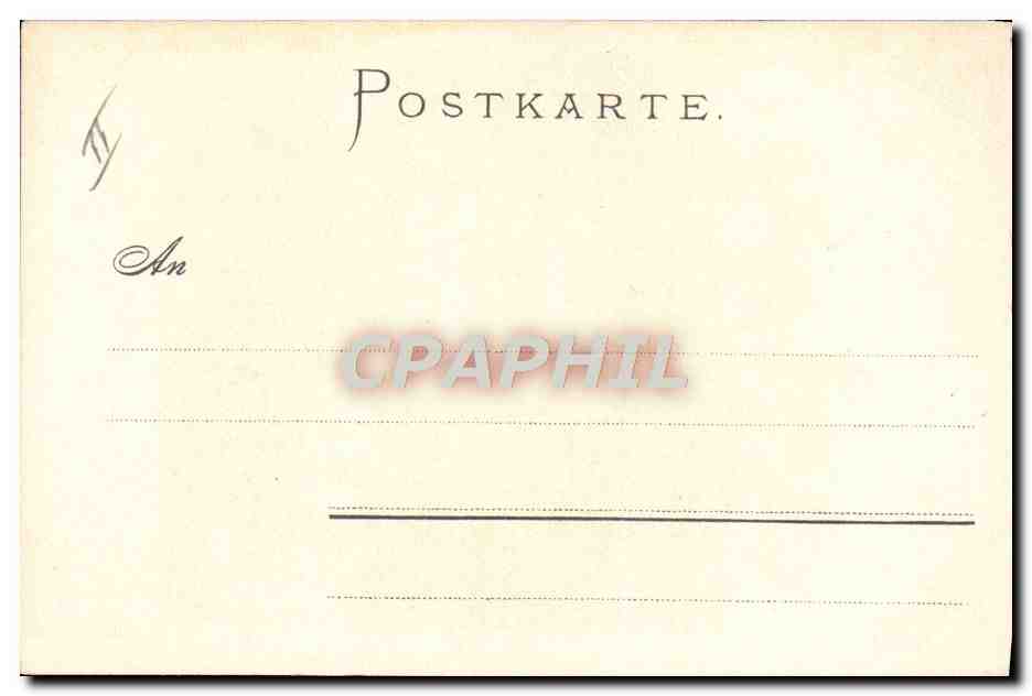 CPA Illustrateur Rheinfels C Pfaff — Rückseite