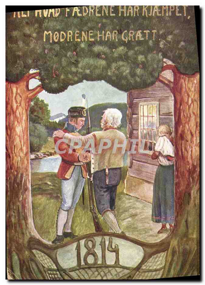 CPA Illustrateur Soldat 1814 Militaria