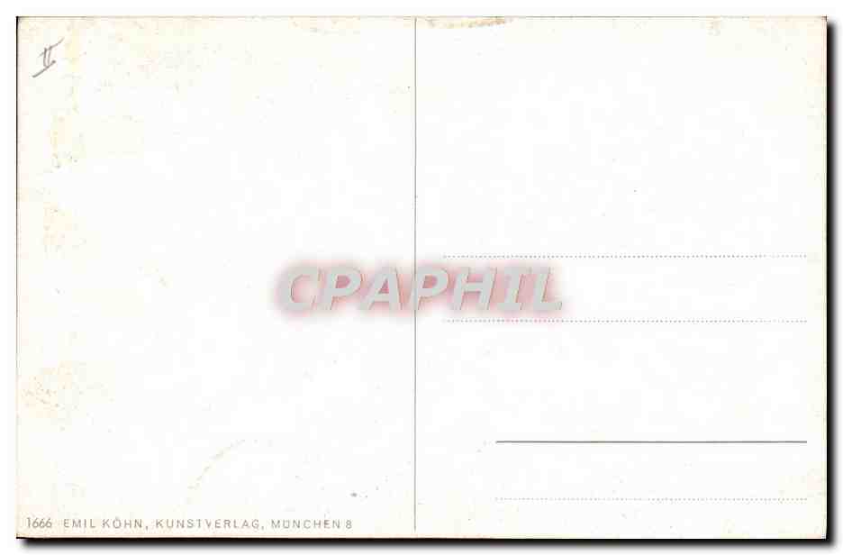 CPA Illustrateur Enfant Paques Chamois Oeufs — Rückseite