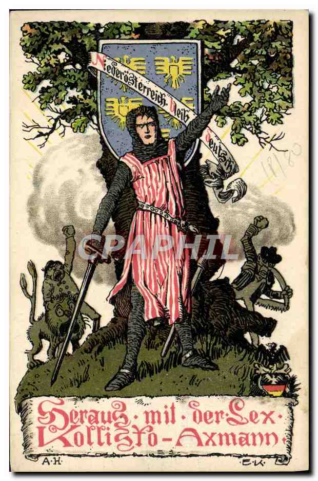 CPA Illustrateur Axman Militaria
