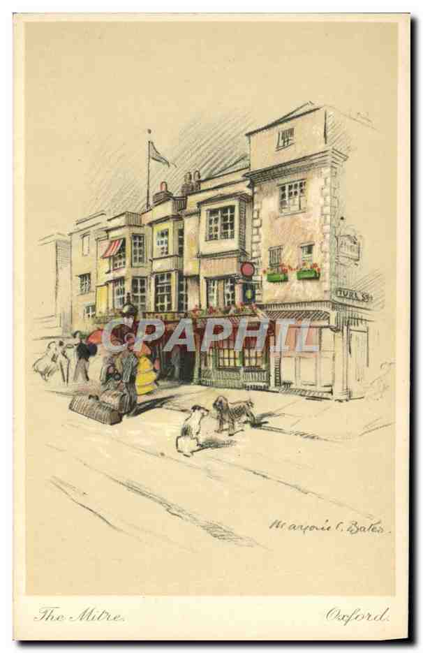 CPA Illustrateur Oxford The Mitre