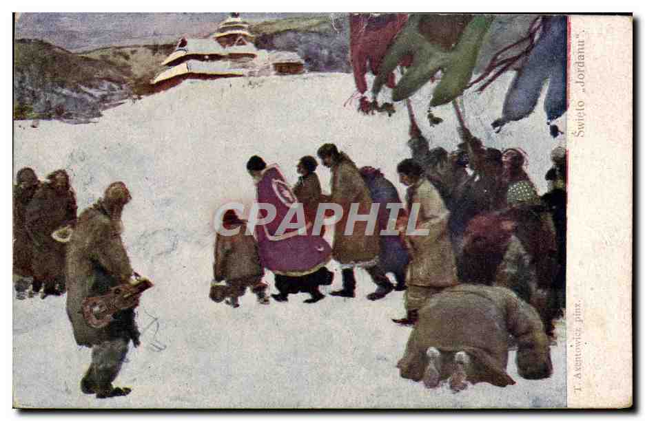 CPA Illustrateur Salon Warszawski