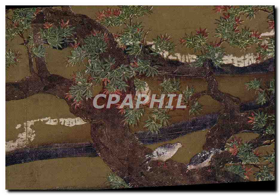 CPA Japon Nippon a part of the murals Emperor's messenger's rooms Ninomaru Palace