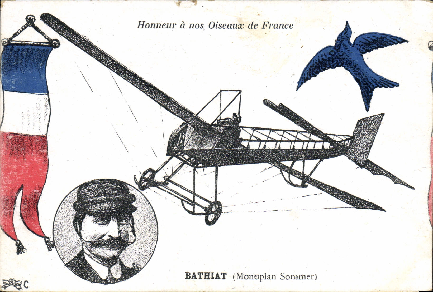 CPA Avion Aviation Bathiat Monoplan Sommer 