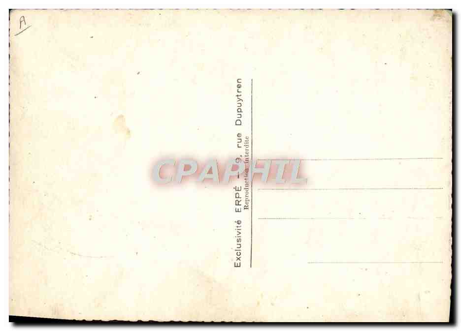 CPM Avion Aviation Biplan Mignet HM 210 Louis Petit  — Rückseite