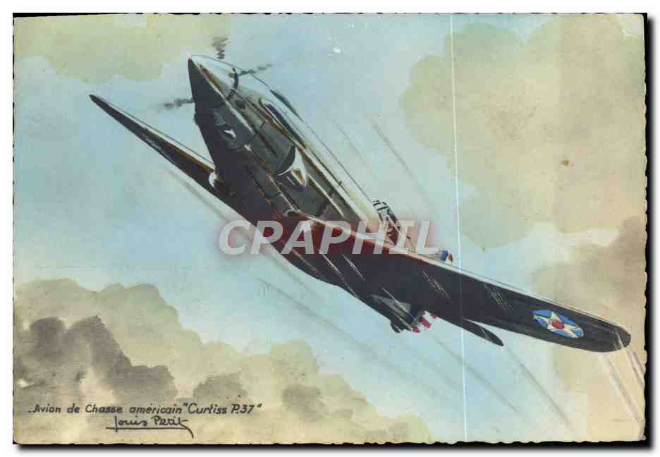 CPM Avion Aviation Avion de chasse americain Curtiss P37
