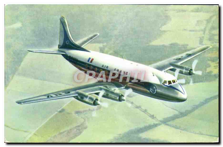Avion Air France Vickers Viscount — éditeur SAPHO