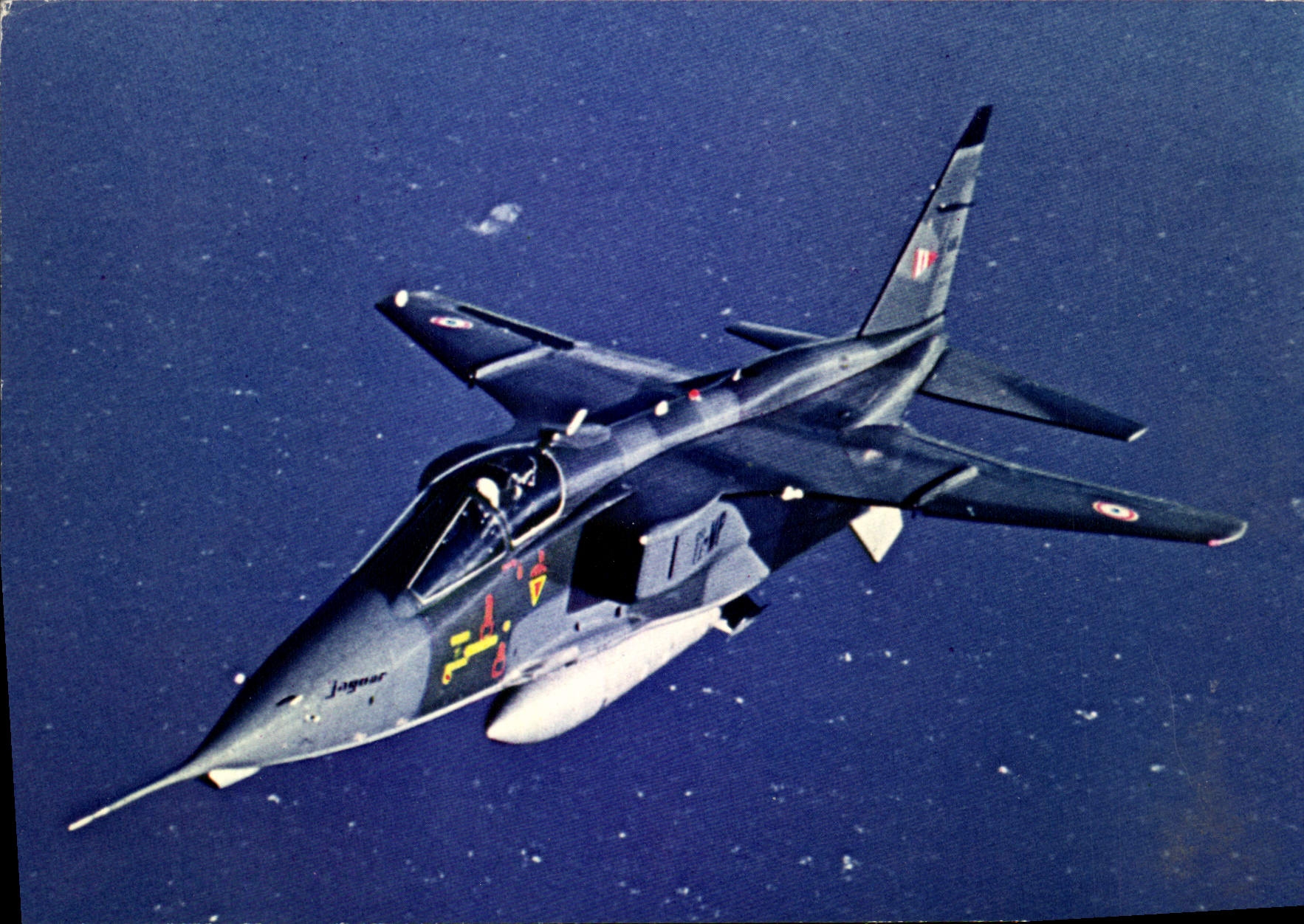 CPM Avion Aviation Base aerienne 136 de Toul Rosieres Jaguar de la 11em escadre de chasse