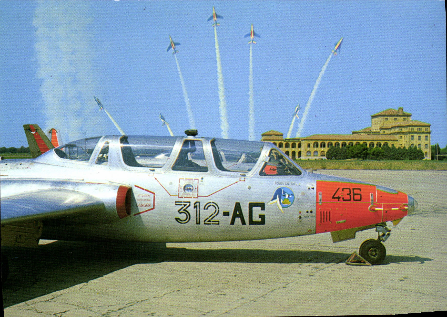 CPM Avion Aviation Salon de Provence Ecole de l'air et la patrouille de France 