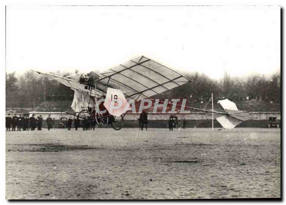 CPM Avion Aviation Novembre 1907 La DEmoiselle de Santos Dumont qui accomplit des vols de 190 a 200 metres