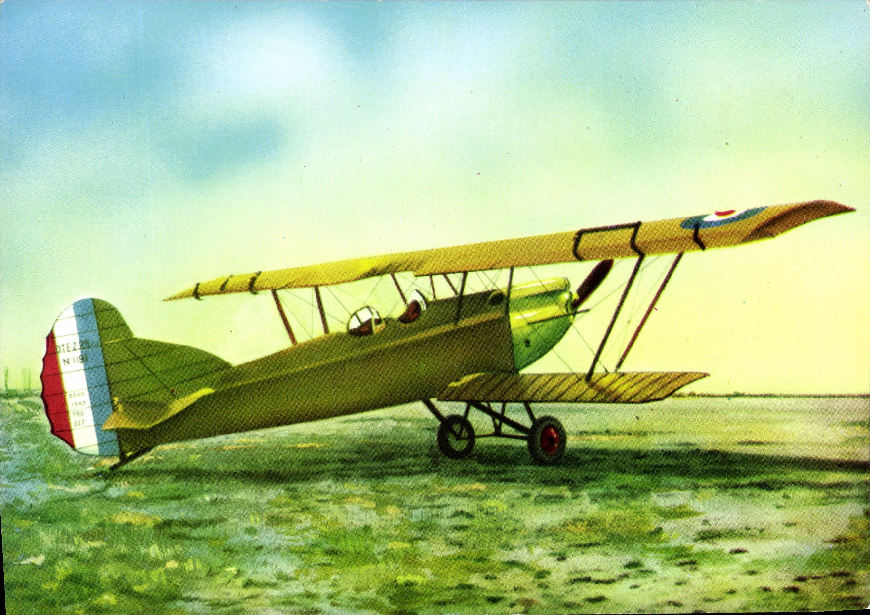 CPM Avion Aviation Avions du temps passe
