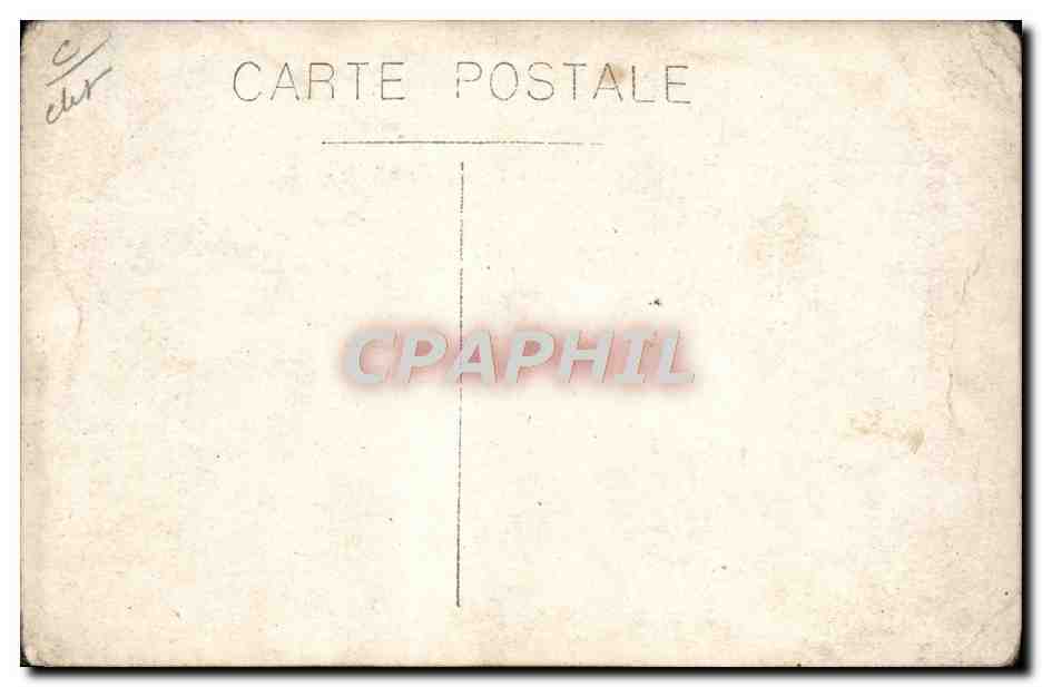CARTE PHOTO Avion Aviation sur le dos  — Rückseite