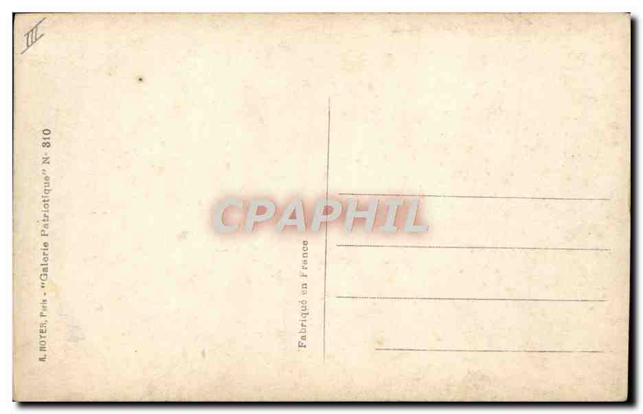 CPA Avion Aviation Les aerostiers Observation en ballon captif aux environs de Soissons  — Rückseite