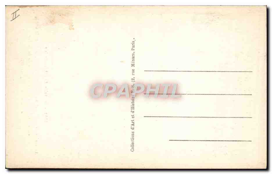 CPA Avion Aviation Histoire de l'aerostation Ascension de SAdler et du capitaine Paget 12 aout 1811 Jardins de la Tavern — Rückseite