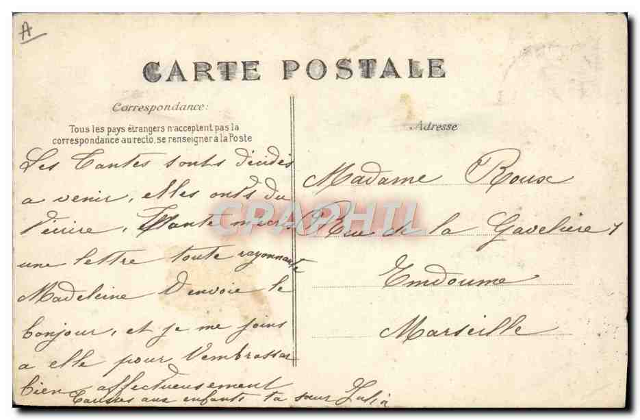 Catastrophe du "Liberté" — Les épaves — Éditeur E.P.D. n° 111 — Verso