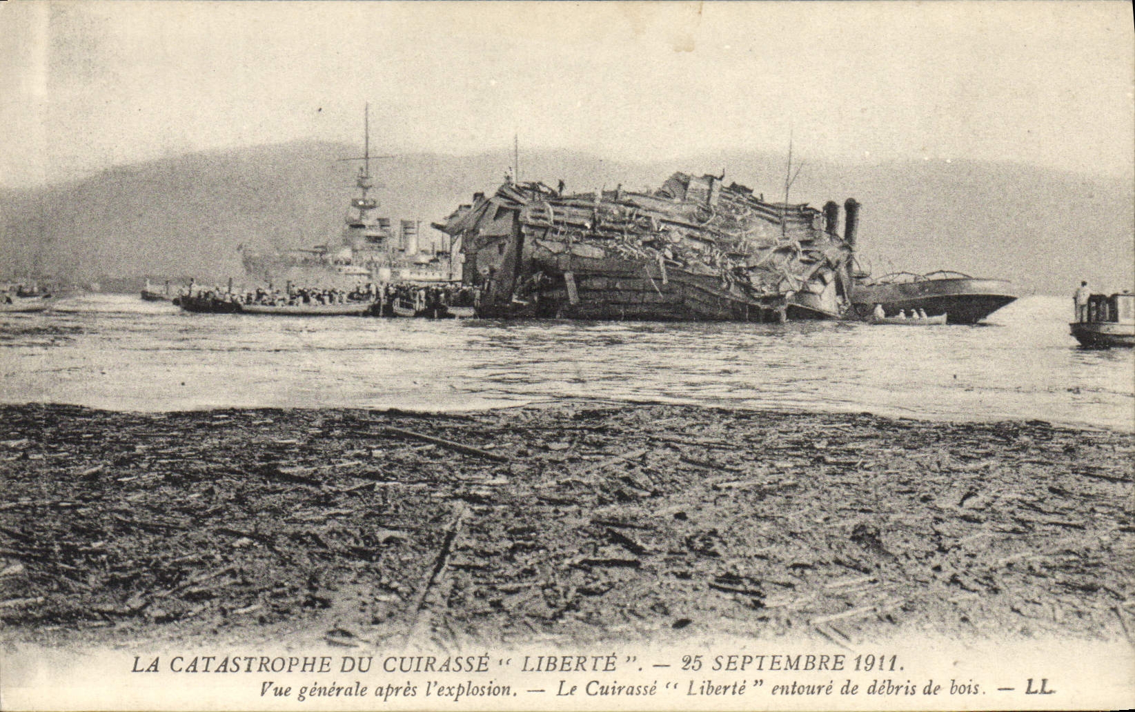 Catastrophe du cuirassé "Liberté" — 25 septembre 1911 — LL