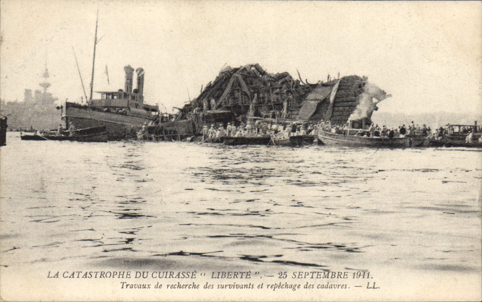 Catastrophe du cuirassé "Liberté" — 25 septembre 1911 — LL