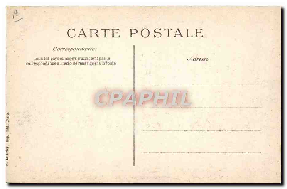 Catastrophe du "Liberté" — le 25 Septembre 1911 — E-D — Verso