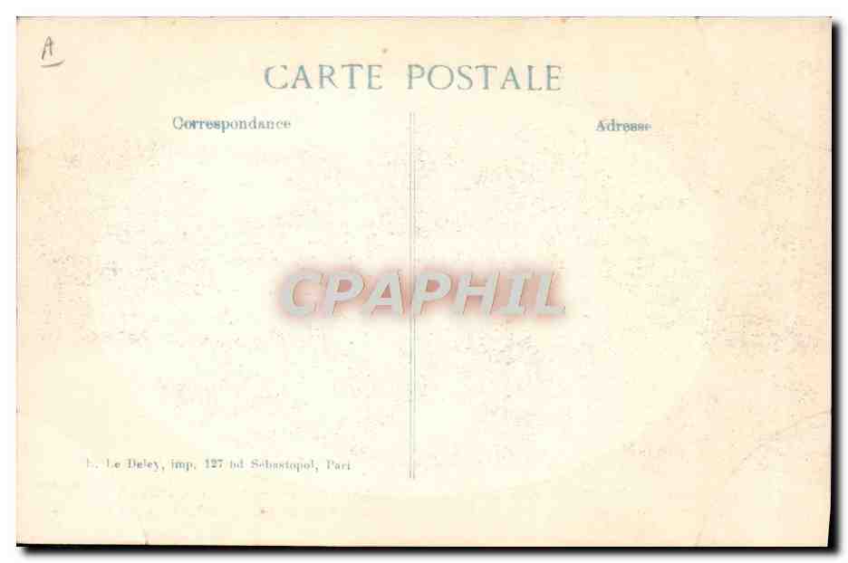 Équipage d'un canon de 6 pouces en action — 1914 — 17me Série — Éditeur E.P.D. — Verso