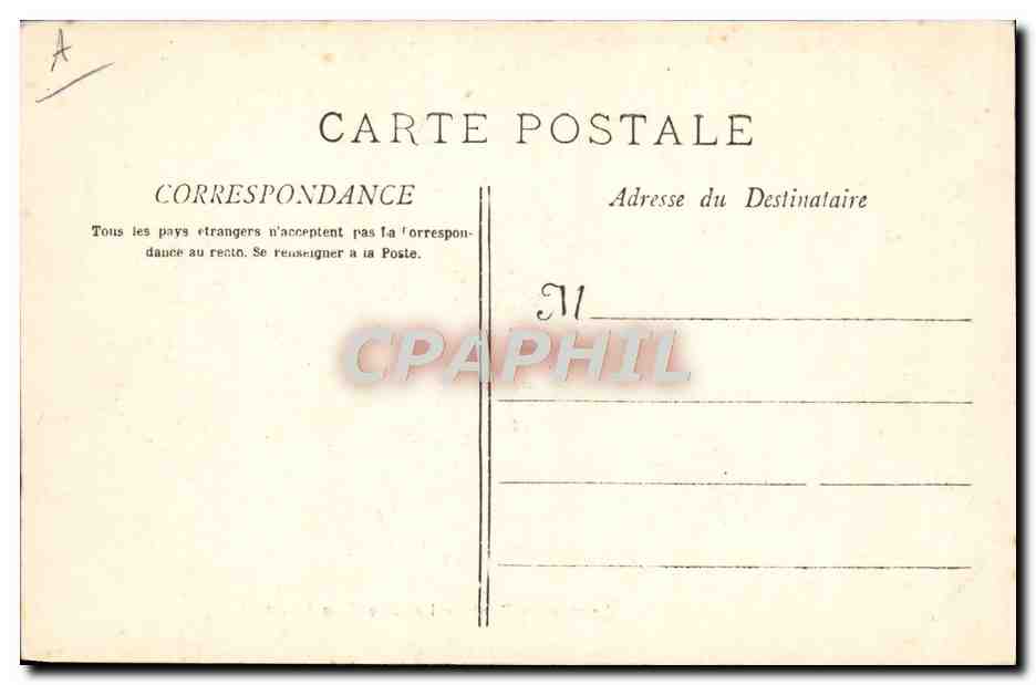 Lavage du Pont de l'arrière d'un Cuirassé — A. Bougault, n° 696 — Verso