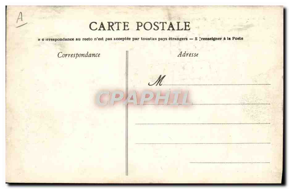 Escenas Militares — Las Maniobras - 1. La travesía de las tropas — Heliotipia Dugas y Cie, Nantes — Reverso