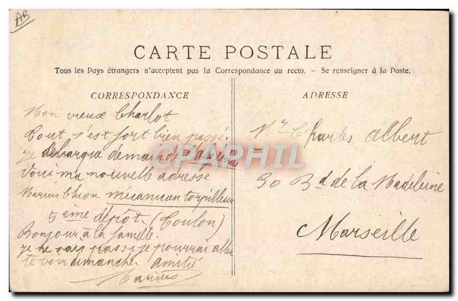 Échelle de poupe — sauvetage marin — A. Bougault — Verso