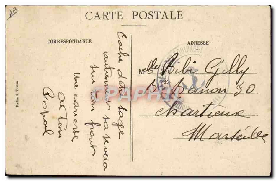 Nos Marins — L'Embarquement — H. Ferrière, n°25 — Rückseite