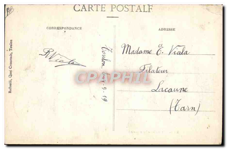 CPA Illustrateur Gervese Nos Marins L'embarquement  — Rückseite