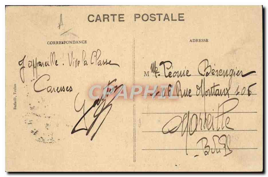 Nos Marins — Série 36, Aux Postes de Manceuvre — Éditeur : L. Gervier — Rückseite
