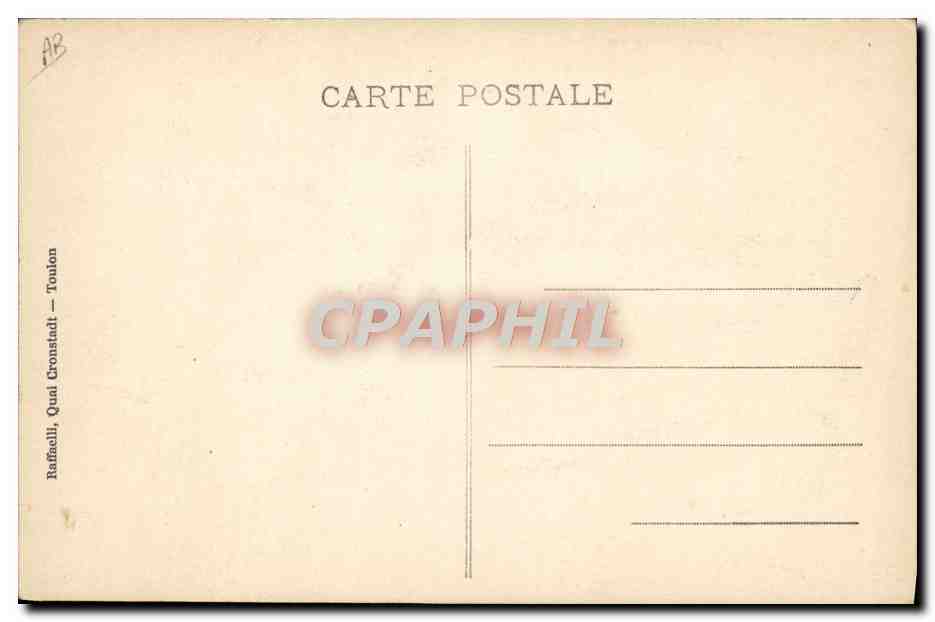 Nos Marins — La Garde — Raffaelli, Quai Cronstadt — Toulon — Rückseite