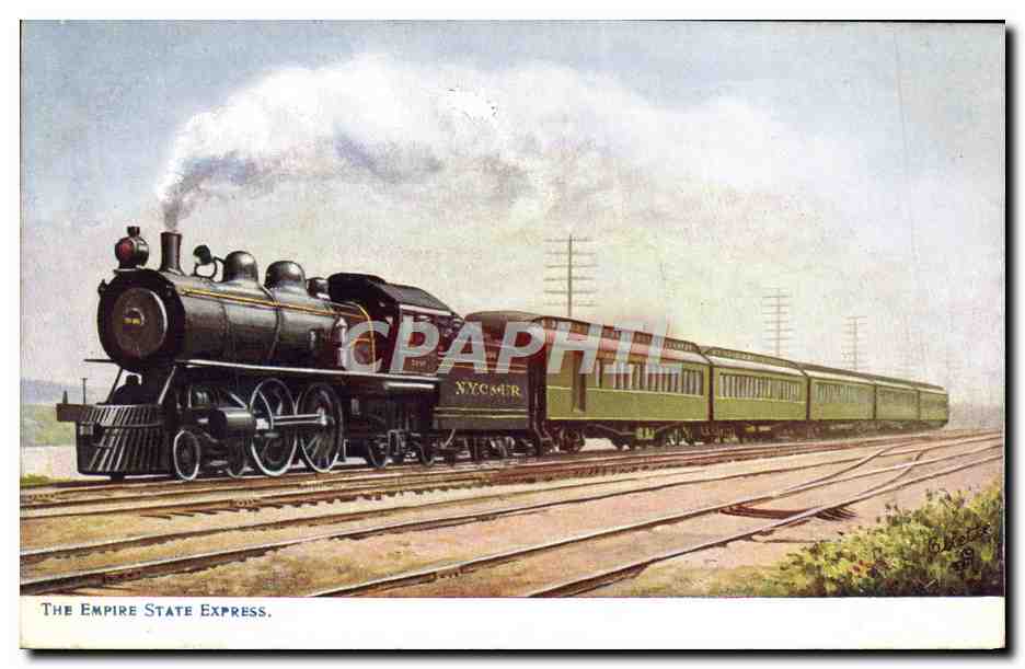 CPA Train The Empire State Express 